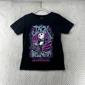 Disney Nightmare Before Christmas Jack Skellington Graphic Tee‎ L (10-12)